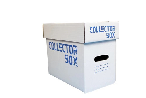 White comic collector storage - comic,
