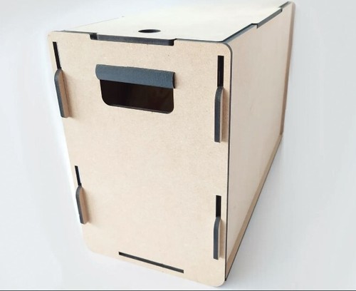 Comic storage box wooden - box,
