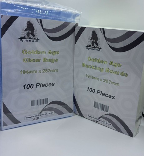 Golden age comic bags and - comic,